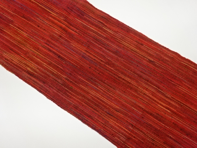 リサイクル　手織り真綿紬織柄名古屋帯